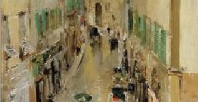 Константин Коровин. Улица во Флоренции в дождь. 1888
