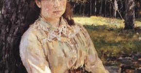Валентин Серов. Девушка, освещенная солнцем (Портрет М.Я.Симонович). 1888