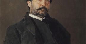 Валентин Серов. Портрет итальянского певца Анджело Мазини. 1890