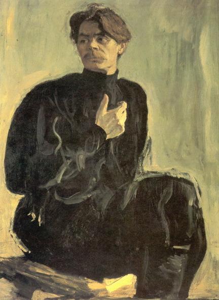 Валентин Серов. Портрет писателя А.М.Горького. 1905