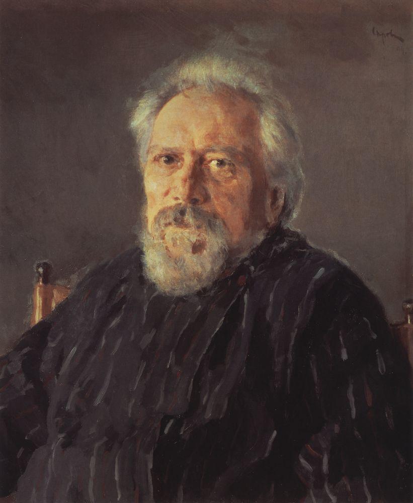Валентин Серов. Портрет писателя Николая Лескова. 1894
