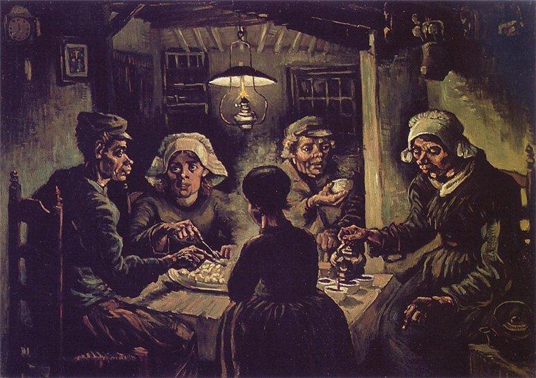 Винсент ван Гог. Едоки картофеля. 1885