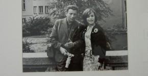 Лев Бородулин и мисс Фестиваля молодежи и студентов Надя Чернявская (США). Хельсинки, 1962