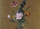 Ф.П.Толстой. Букет цветов, бабочка и птичка. Натюрморт. 1820