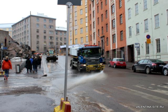 Чистые улицы Хельсинки