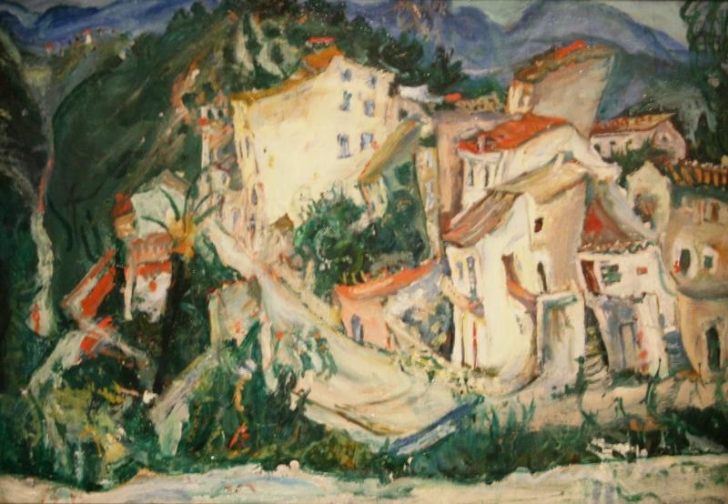 Хаим Сутин «Пейзаж в Кань» 1924-1925