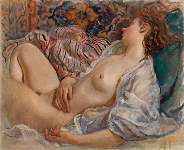 Спящая обнаженная (Катя). 1933