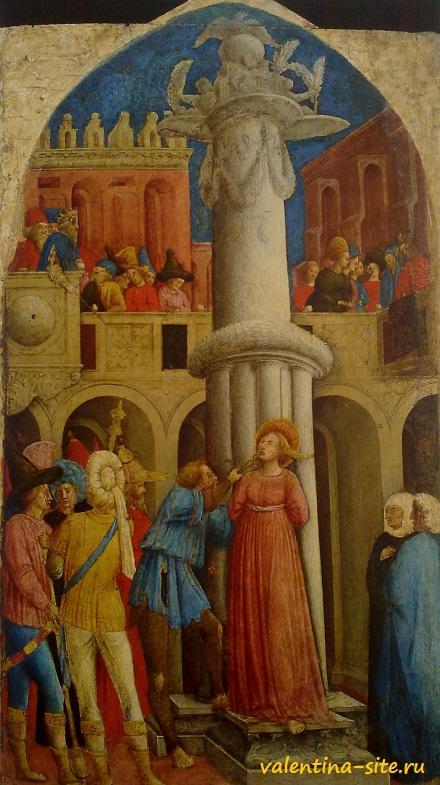 Джованни дАлеманья. Муничество Святой Аполлонии (вырывание зубов). Около 1440-1445