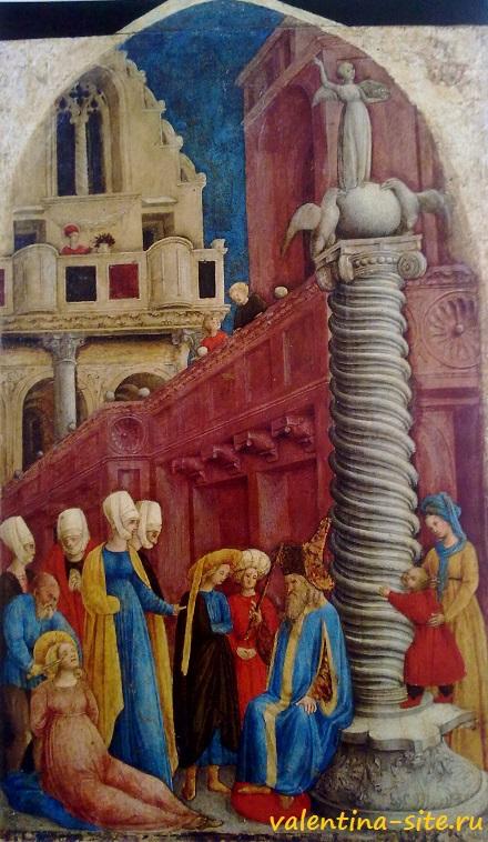 Джованни дАлеманья. Муничество Святой Аполлонии (ослепление). Около 1440-1445