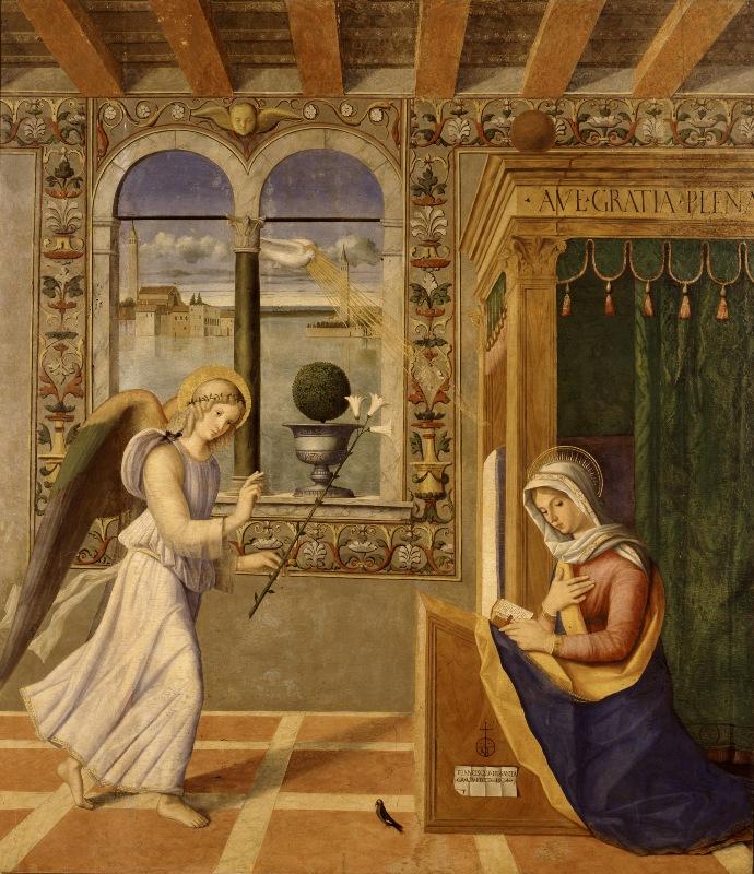 Франческо ди Симоне да Сантакроче. Благовещение. 1504