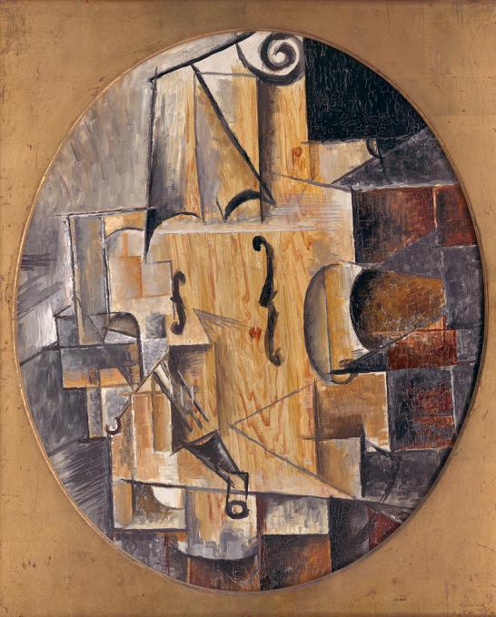 Пабло Пикассо. Скрипка. 1912. ГМИИ